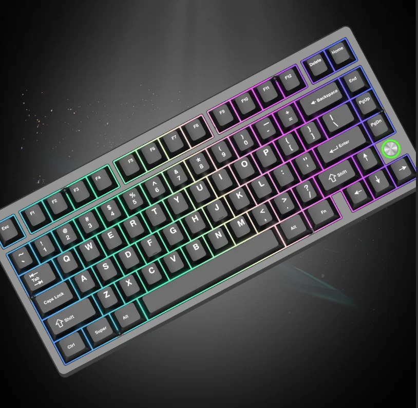 Everglide Su75 Magnetic Axis Keyboard 8k Rgb Rt High Precision Customized Aluminum Alloy Mechanical Keyboard Gaming Keyboard