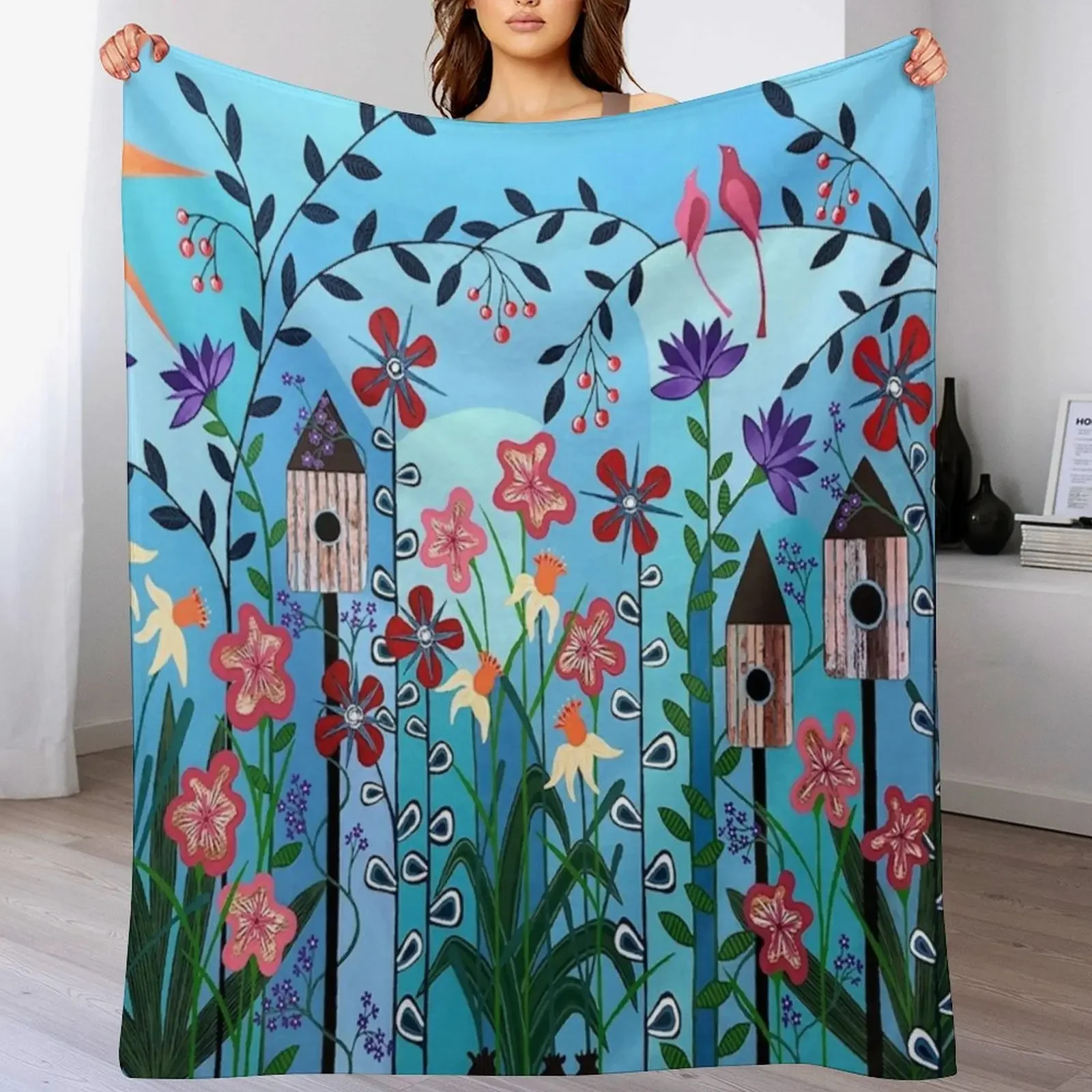 

Can't Wait Til Spring Throw Blanket Travel Decorative Throw Giant Sofa Soft Big Blankets