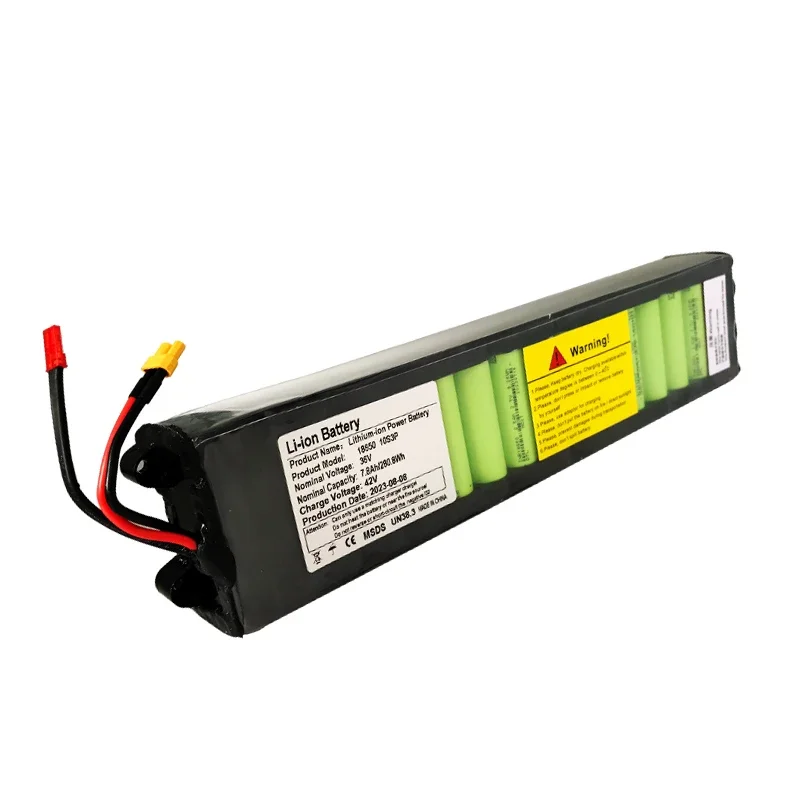 36V 7800mAh for Xiaomi M365  Li-ion Battery Pack, Built-in BMS Protection，Without Communica, Long-Lasting Range