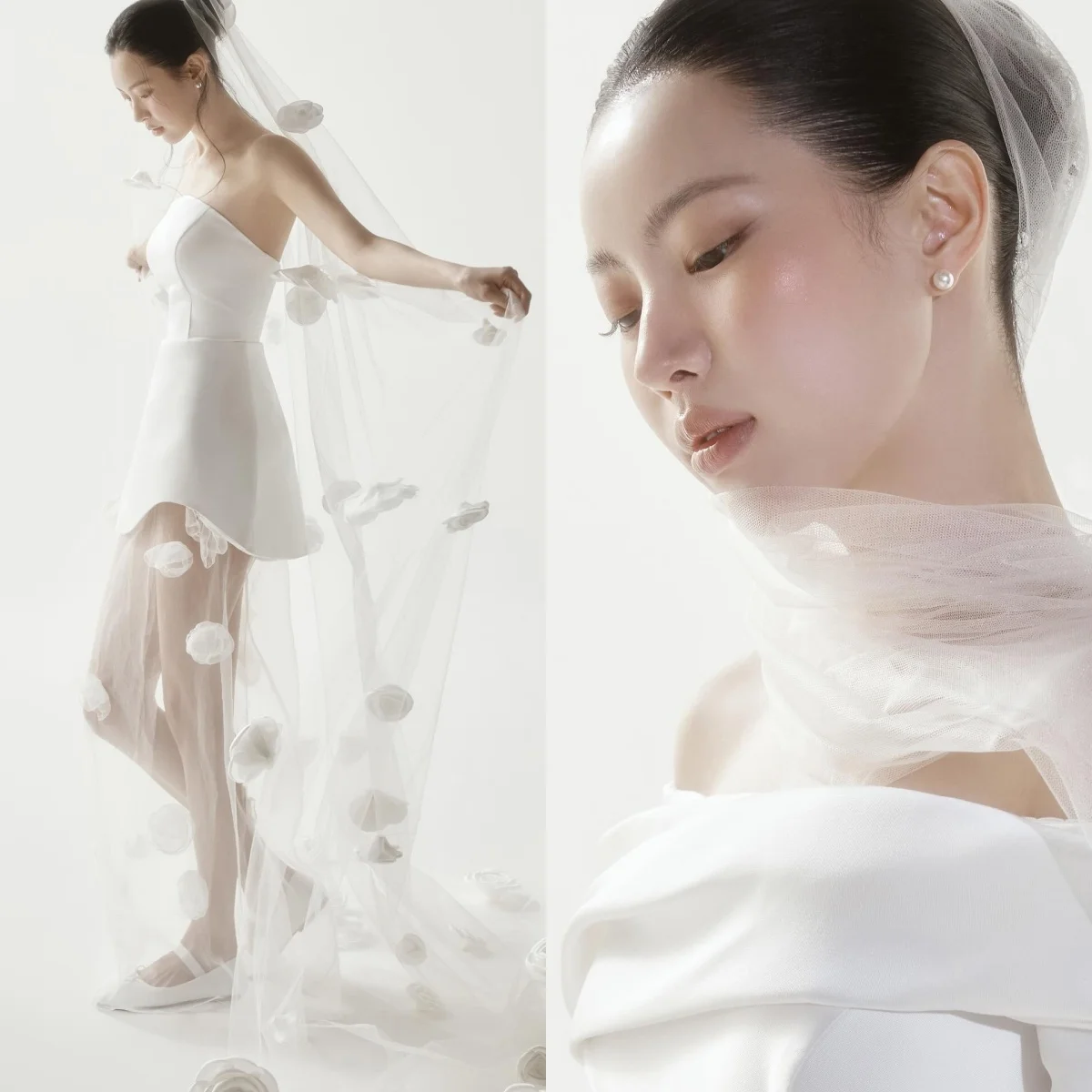 فستان زفاف أبيض مخصص بطول قصير على شكل حرف a بسيط كلاسيكي بدون حمالات لحفلات الزفاف فستان حفلات نقية بدون حمالات