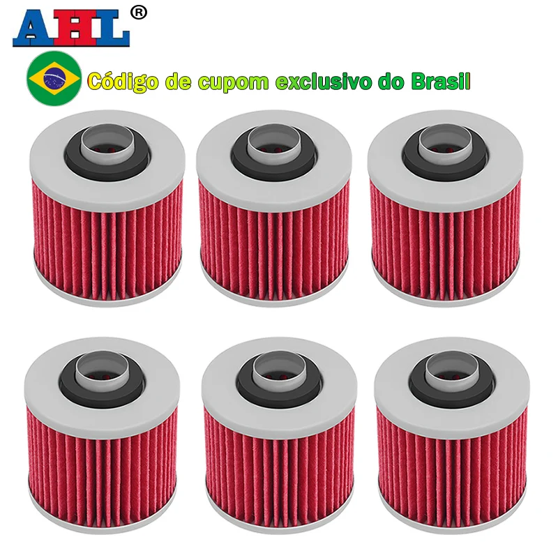 Filtro de óleo para motocicleta, 1/2/4/6/8/10 peças, para yamaha xv250 xvs650 xvs1100 v-star xv500 xv750 virago 250 xv535 xvs250 dragstar xv1100