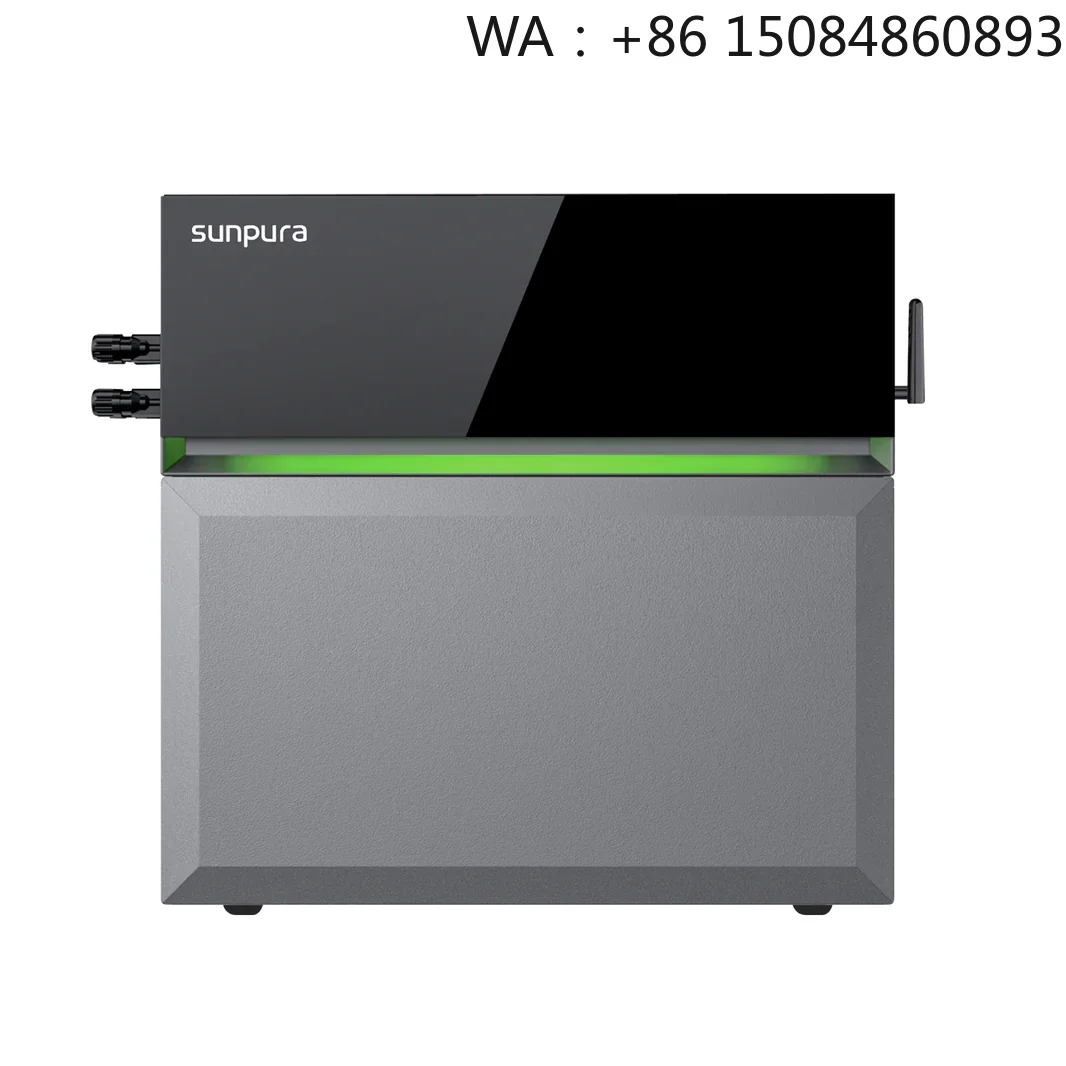 Plug And Play  SystemSunpura S2400 Balcony Power Plant With Storage 2.4kw All-in-one MPPT, LiFePO4 Battery, BMS, And EMS Fo