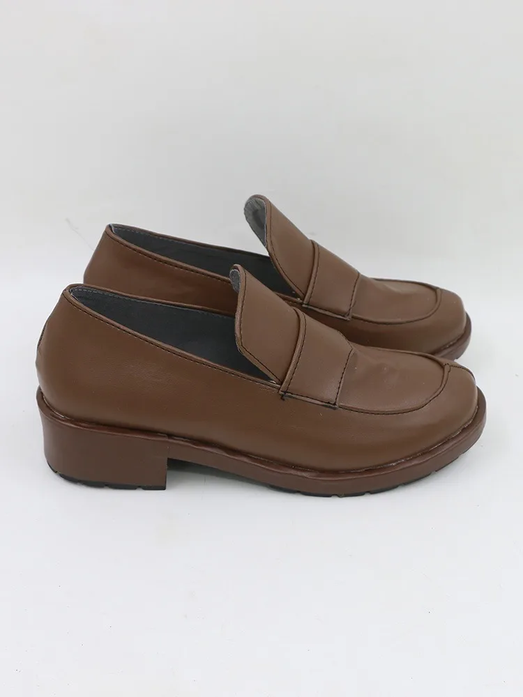 Komi shouko cosplay sapatos botas de carnaval de halloween anime cosplay adereços sapatos de couro do plutônio feitos sob encomenda