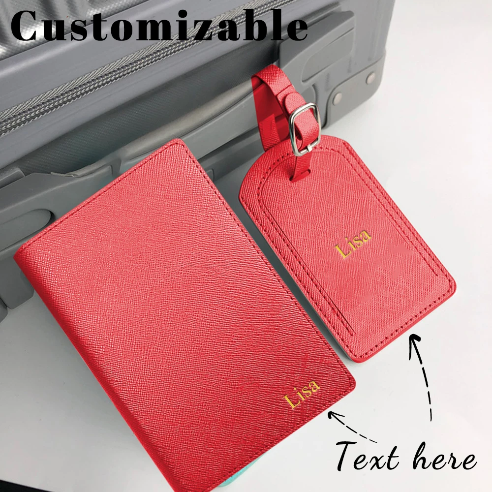 Travel Accessories Gear - Set personalizzato di custodia per passaporto