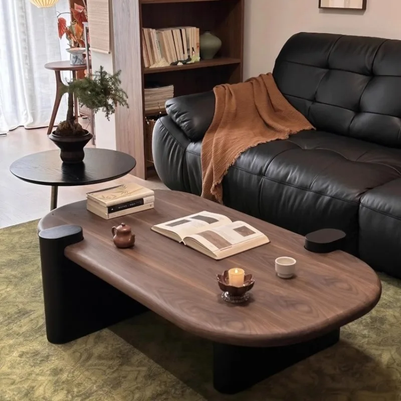 

Modern Wood Coffee Table Living Room Nordic Transform Italian Coffee Table Minimalist Unique Mesa Auxiliar Postmodern Furniture
