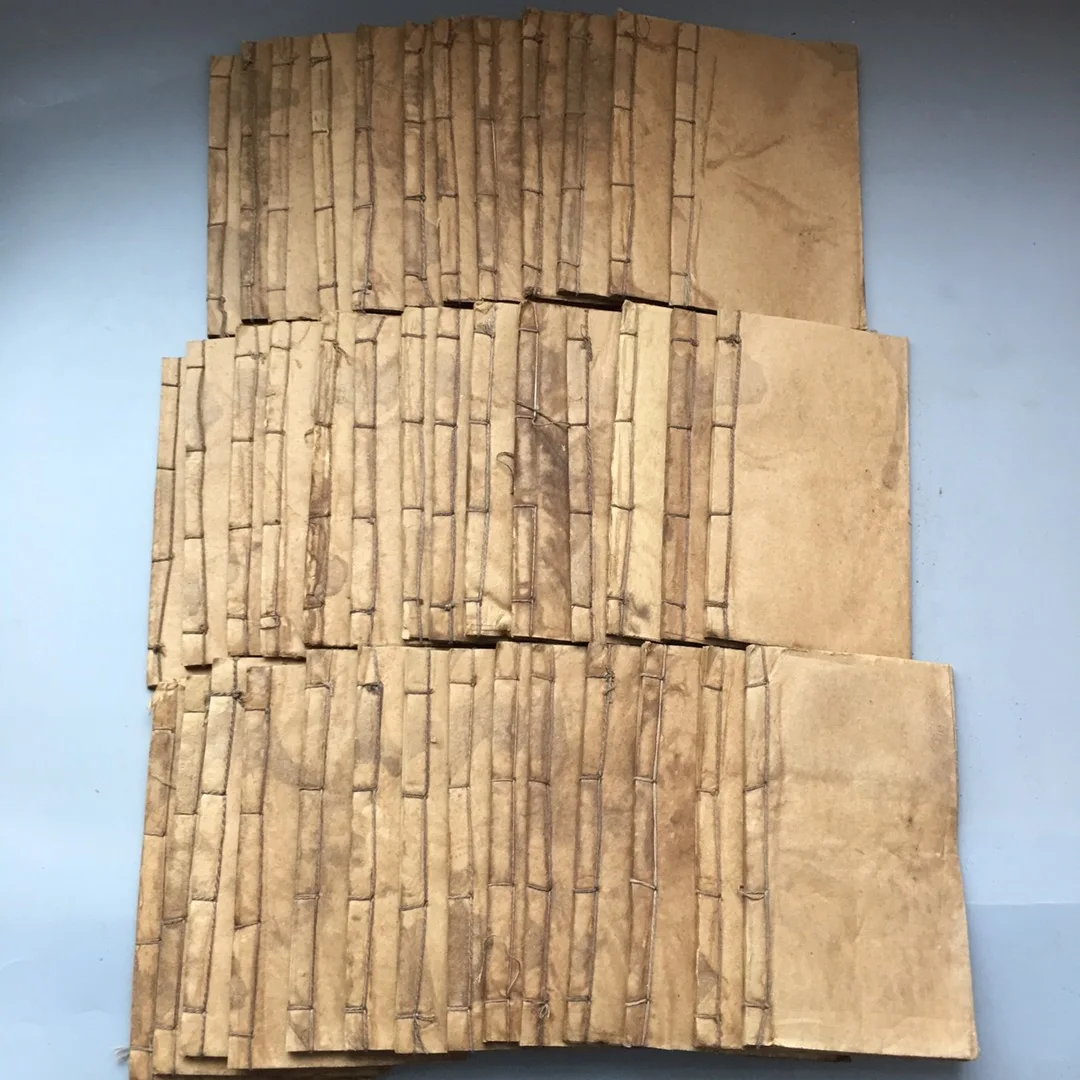 Chinese Ancient Thread-Bound Literature & History Books Set of 40 Kangxi Dictionary Old Rare Editions for Research & Collectors