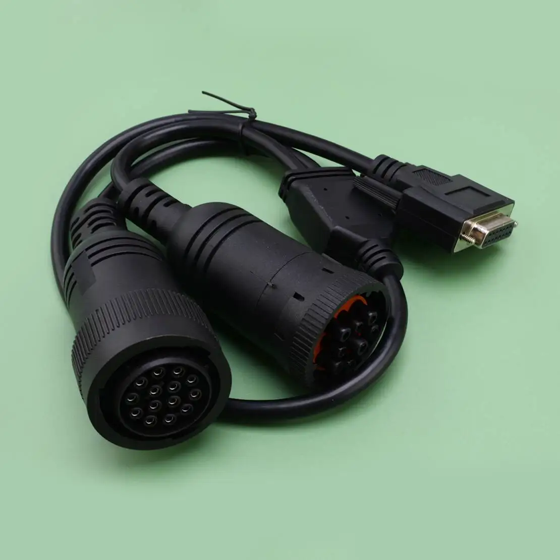 9 Pin & 14 Pin Split Connect Cable Comm Adapter Black Plastic Fit for CAT ET-3 457-6114 317-7485 478-0235