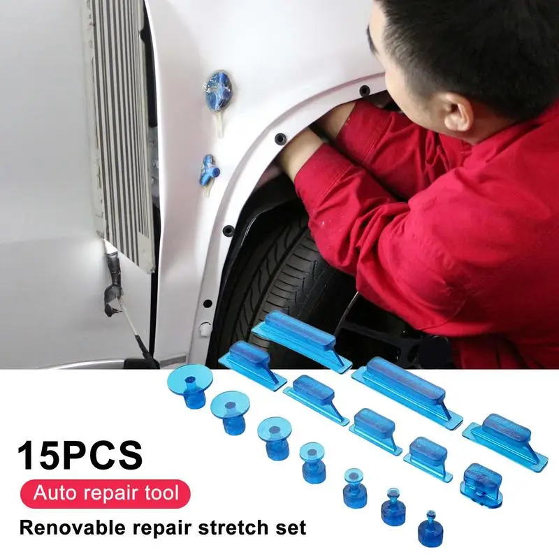 デントプーラータブ強力な除去タブ修復ツール強力なリムーバーツール再利用可能な多機能車体キットオートバイ用