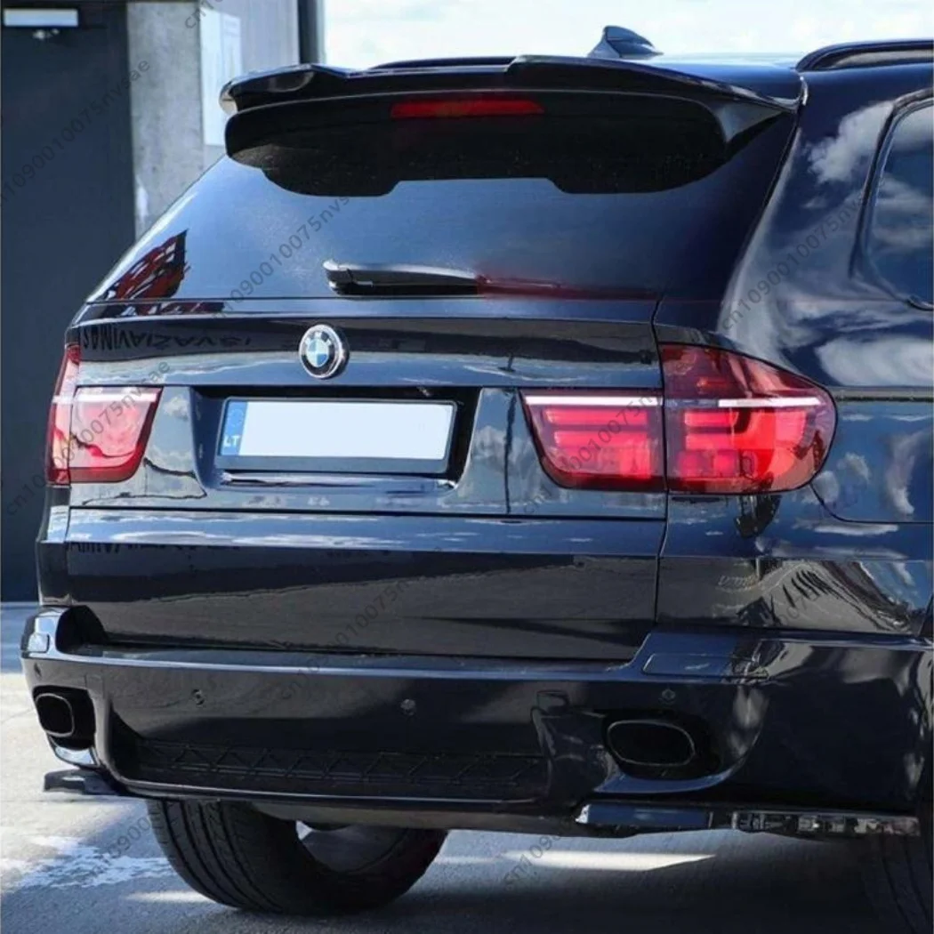

Rear Roof Tail Wing For BMW X5 E70 2008-2013 Gloss Black ABS Car Body Kit Spoiler Splitter Trunk Lip Exterior Tuning Accessories