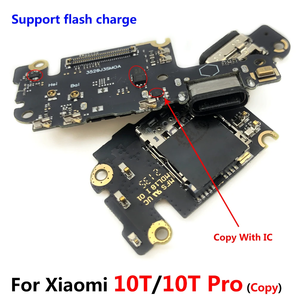 Voor Xiaomi Mi 10T / Mi 10T Pro Charger Board Flex Usb Port Connector Dock Opladen Flex Kabel