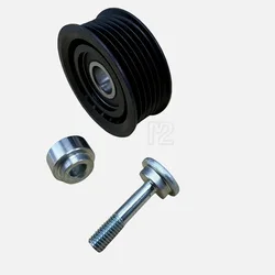 VOCR D20DT D27DT Engine Belt Idler Pulley For Ssangyong Actyon 2.0L 2005-2006/Rexton 2.7L 2004- OEM 6612003170 6652003170