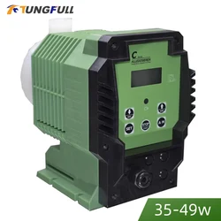 Acid Chlorine Chemical Dosing Pump 35-49W 90-180RPM Dosing Electromagnetic Diaphragm Metering Pump Alkali Resistant Dosing Pump