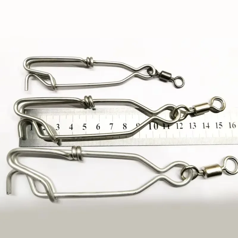 

Fishing swivels connector hooked open eyes snap carp fishing tackle accessories 500pcs/bag