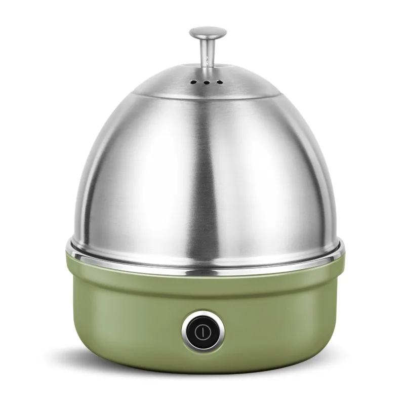 Full Stainless Steel Electric Egg Cooker With Auto Shut Off  Up To 7 Eggs, For Soft, Medium, Hard Boiled, Poached, Custard