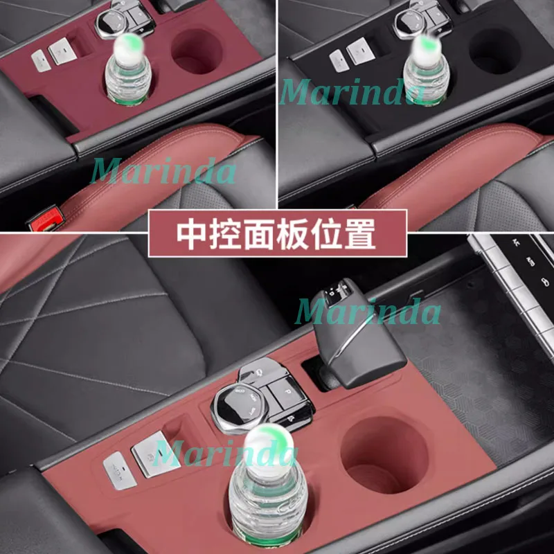 Car Central Console Panel Pad for Changan Eado Plus 2023-2025 Wireless Charging Silicone Cover Cup Holder Interior Accessories