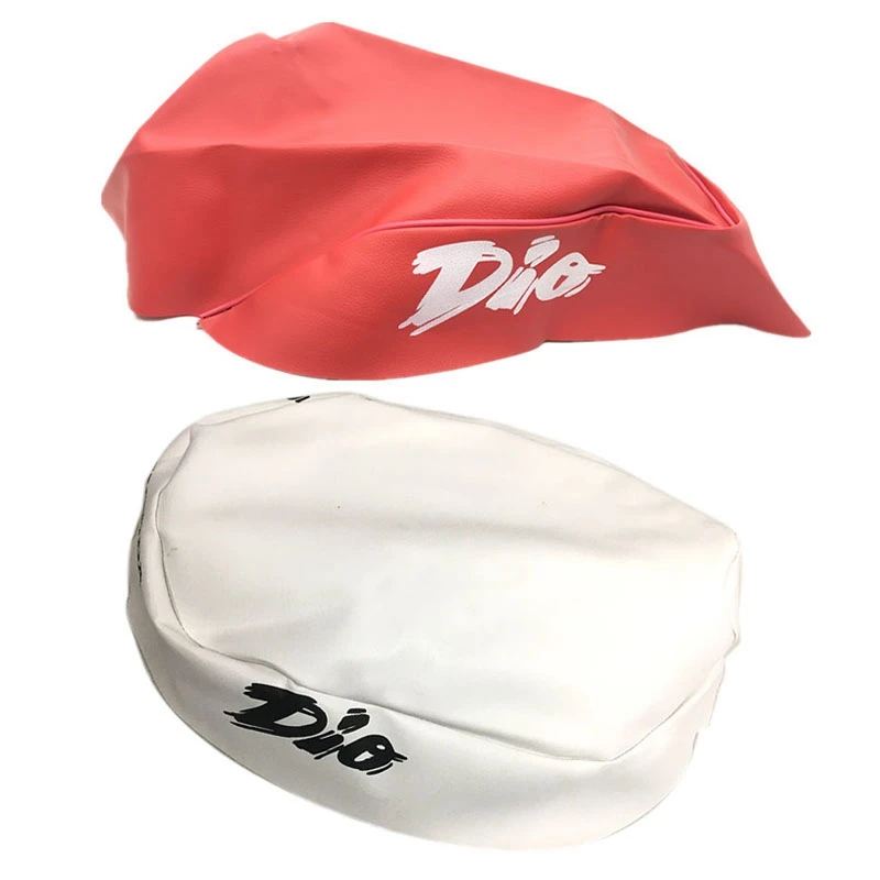 

2 Pcs Motorcycle Seat Cover Imitation Leatherseat Cover For HONDA DIO AF27/AF28 Motorcycle Modification Red & White