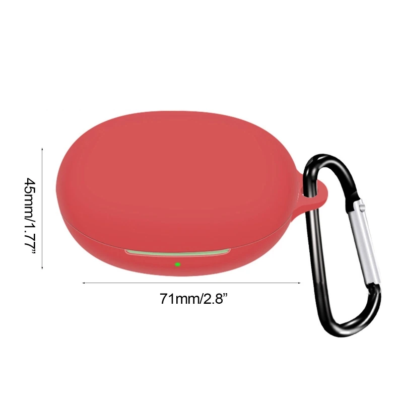 لينة سيليكون الجلد سماعة لحقيبة الغطاء مع سلسلة المفاتيح ل ريليم براعم Q2S Hea