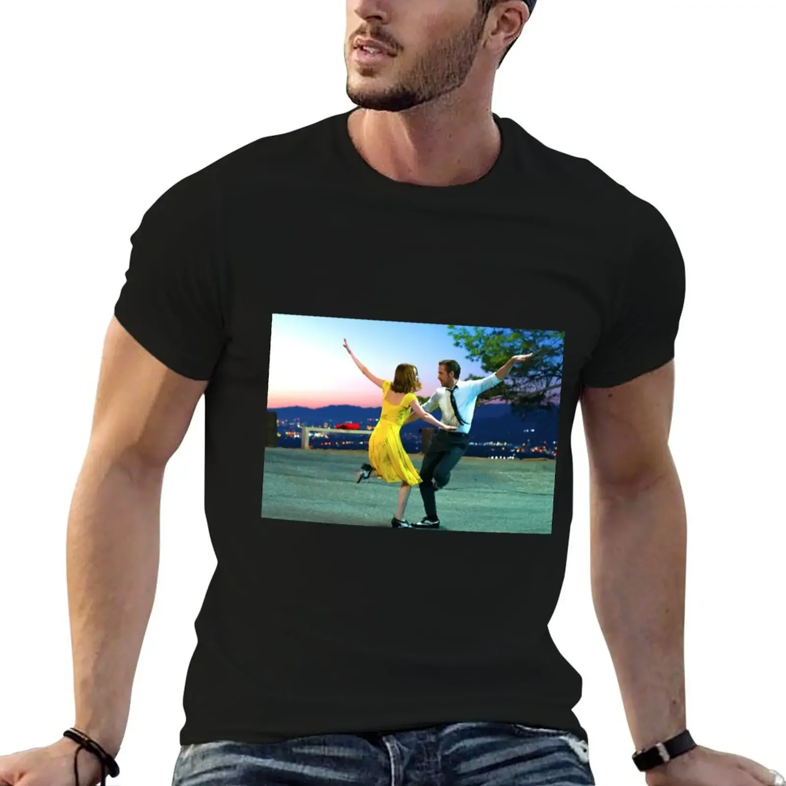 

la la land T-Shirt tops man t shirt sublime T-shirts for men cotton