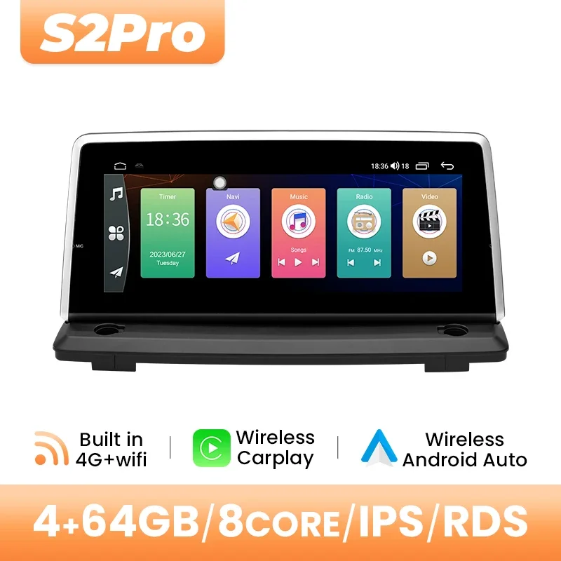 Draadloze Carplay Android 14 Autoradio Speler Voor Volvo XC90 2007-2013 Multimedia GPS Navigatie Stereo Audio 4G Wifi DSP RDS