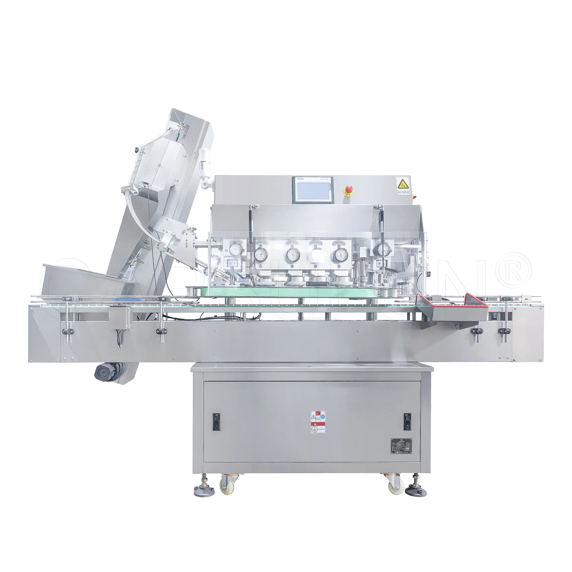 Fully automatic powder filling line