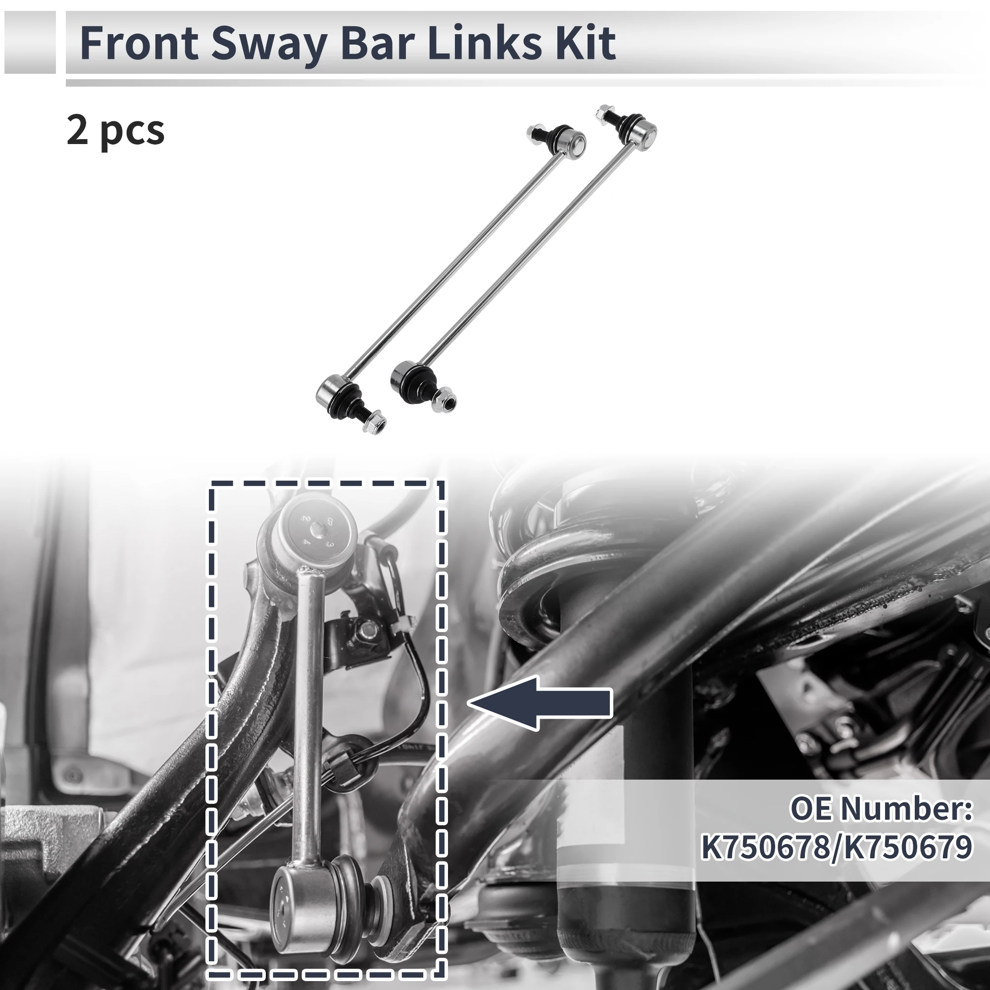 

Тяги переднего стабилизатора UXCELL без втулки для ACURA MDX 2014-2020 No K750678/K750679