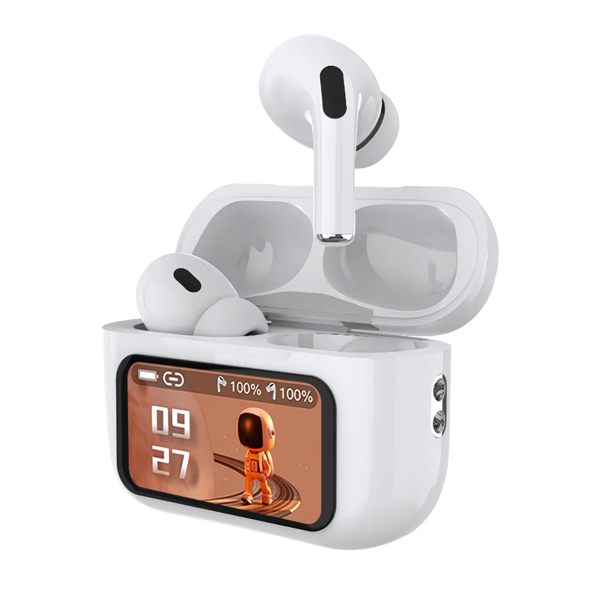 Auriculares Bluetooth Klack Z90 Pro – Pantalla Táctil, Cancelación de Ruido Activa ANC, Batería de Larga Duración 7–15 Días