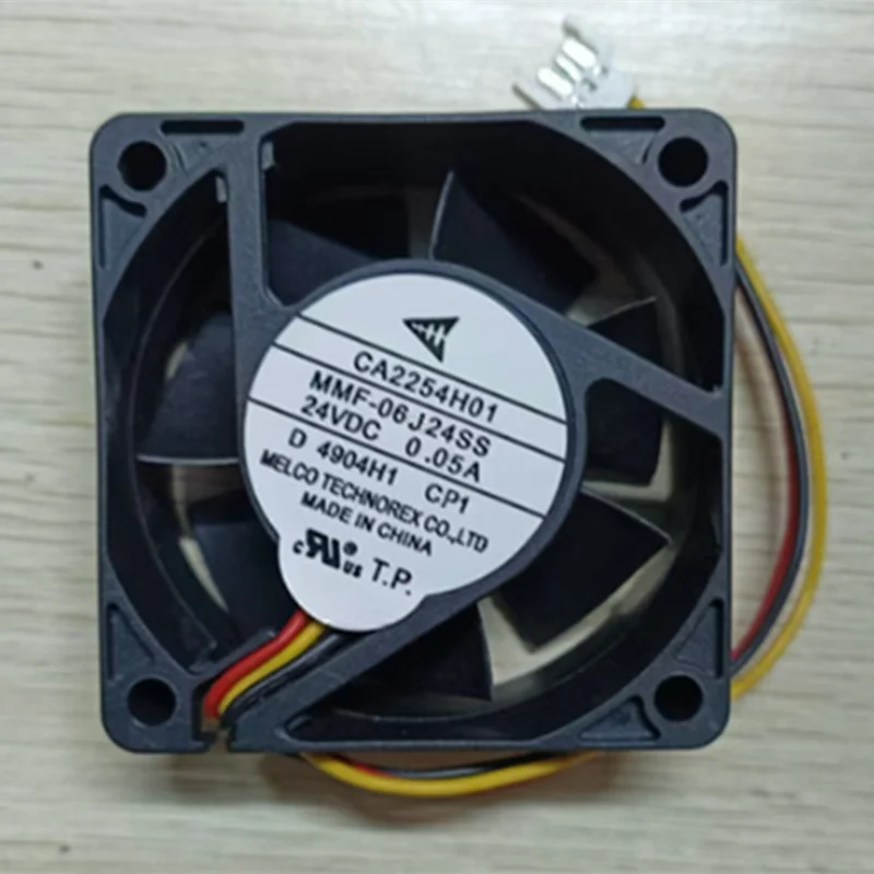 60X60X25mm 6025 CA2254H01 MMF-06J24SS CP1 24VDC 0,05A ventilador de resfriamento dc