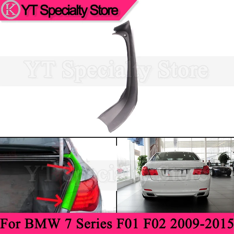 Kamshing Tail Light Cover For BMW 7 Series F01 F02 2009-2015 Trunk Trim Panel Tail Cover Water Channel Guide Plate