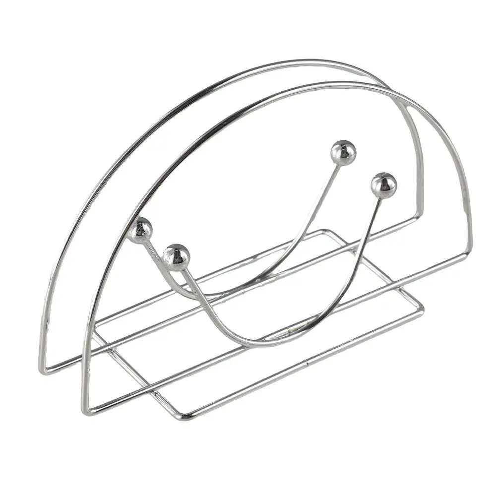 

Simple Table Napkin Holder Creative Wrought Iron Napkin Clip Rack Box Vertical Rack Fanshaped Napkin Storage Case Coffee Shop