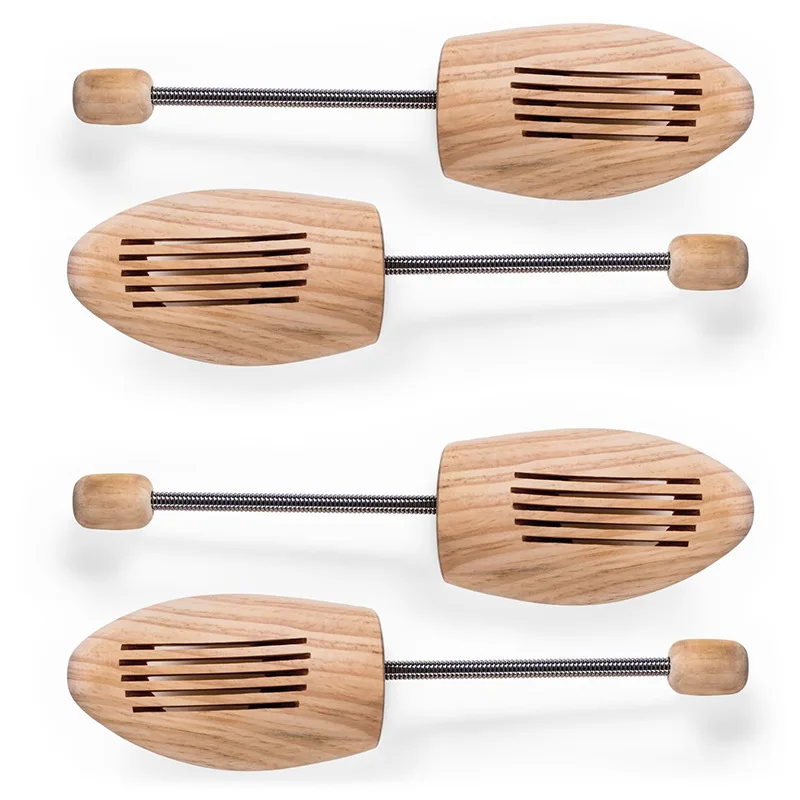 2Pcs/4Pcs Wooden Shoe Stretcher Men Women Internal Support Shoe Tree Anti Deformation Shoe Trees Shaping Anti Wrinkle Shoe Lasts