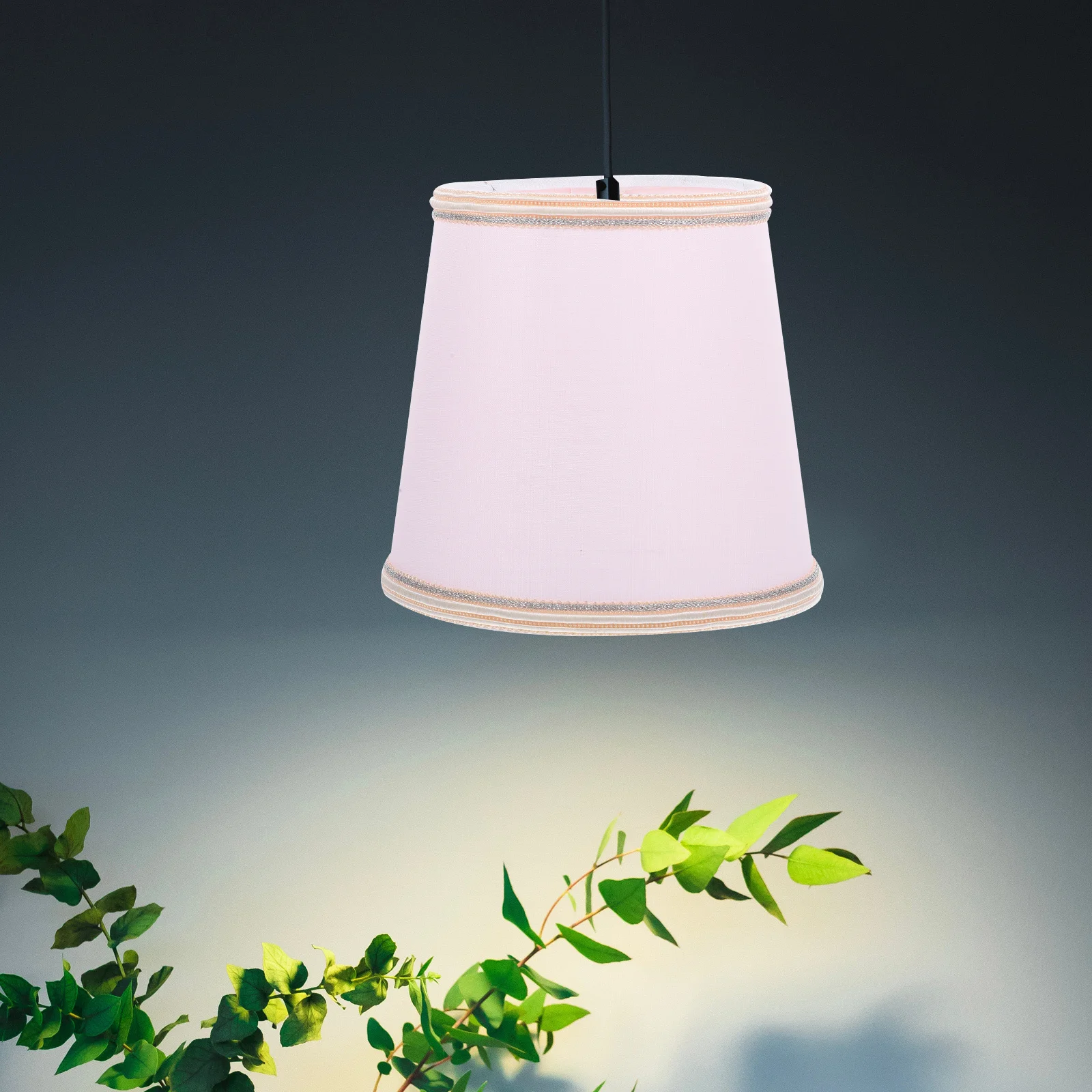

Delicate Cloth Lampshade E27/E14 Light Warm Atmosphere Small Drum Replacement Wall Lamp Shade Vintage Style Light