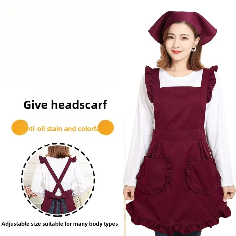 Beauty Nail Waist Apron Lace Princess Women Apron Fashion Cute Nail Waist Apron Princess Apron Beauty Apron