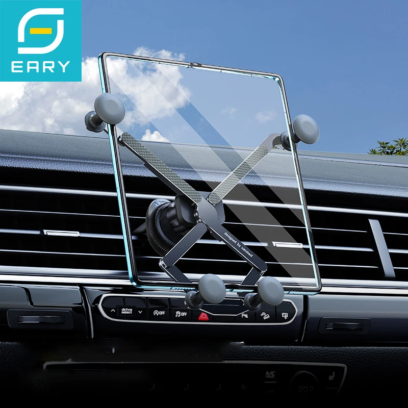 

Eary Z fold 7 6 5 4 3 Carbon Alloy Car Phone Holder Mount Air Vent 360° Rotation Stand for iPhone 16 Samsung S25 Car Accessories