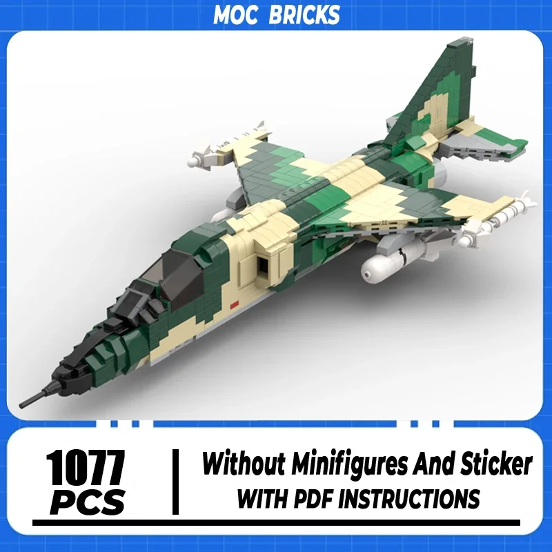 

Moc Building Bricks Military Mitsubishi F-1 Fighter Jet Model Technology Aircraft Blocks Construstion DIY Set Assembly Gifts