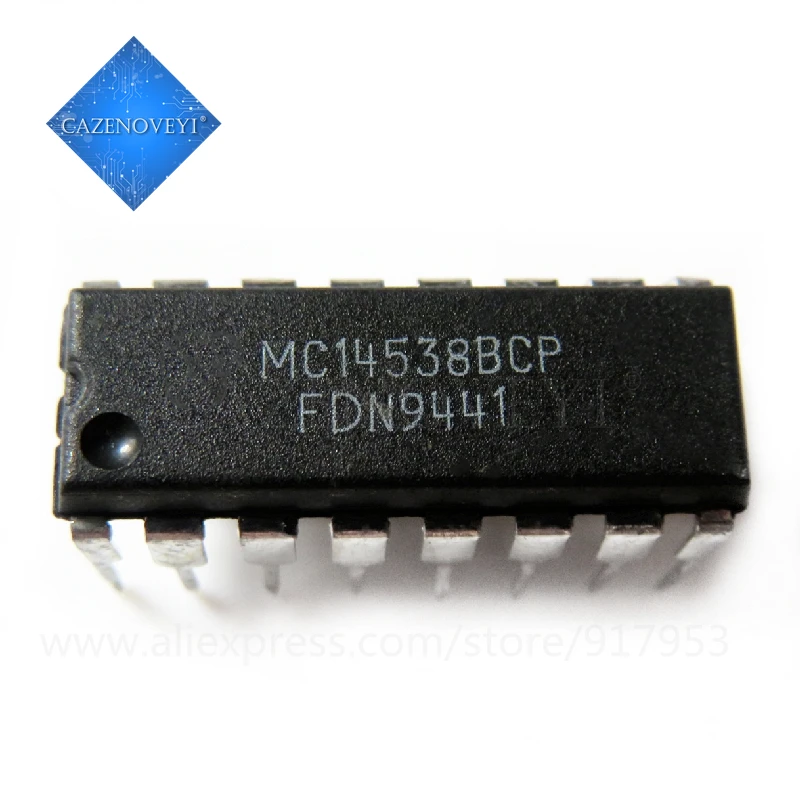 

VANXV 5pcs/lot MC14538BCP 14538BCP MC14538 DIP-16 In Stock