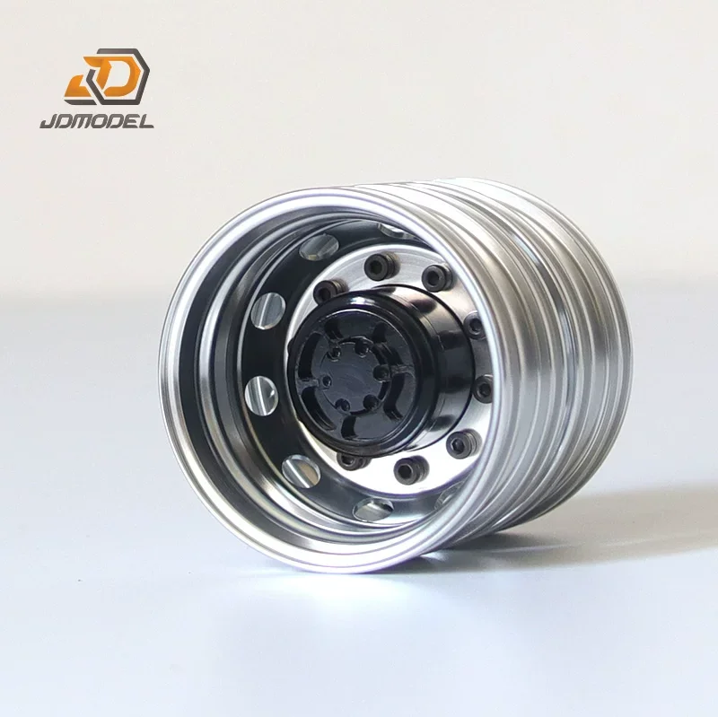 JDMODEL JDM-7 1/14 RC Tractor Truck Metal Rear Narrow Wheel Hub Bearing Brake Drum Version