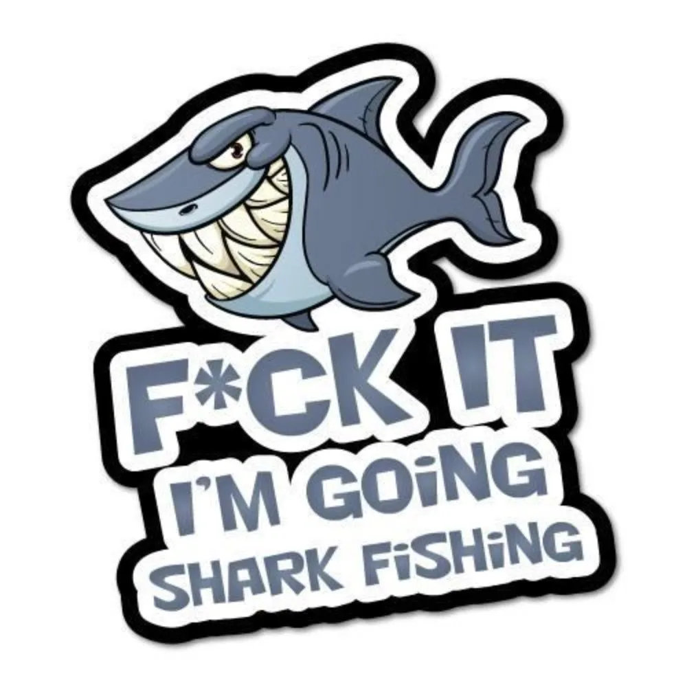 

I m Going SharkSticker Cool Bumper Sticker Waterproof Vinyl Decal Scratch Resistant Decoration Accessories