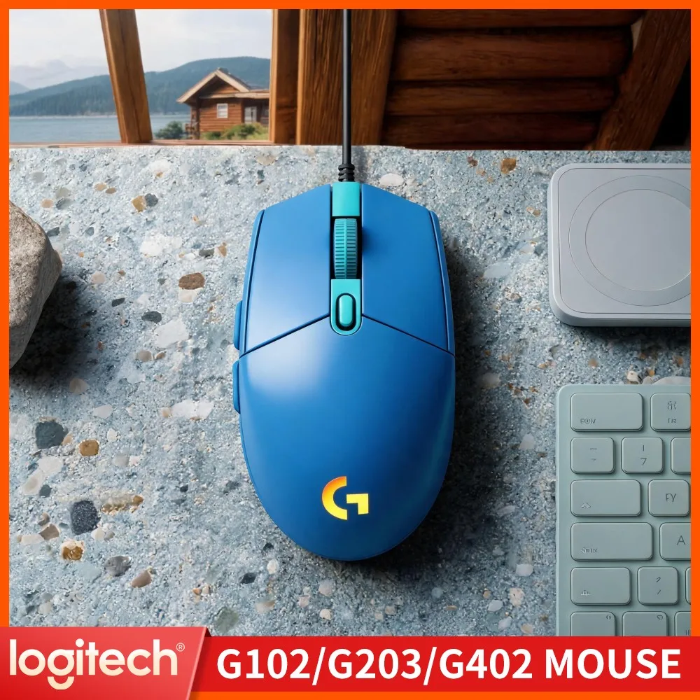 Logitech G102 Wired Gaming Mouse,Accurate HERO Sensor,Custom Keys,Ideal Accessory For FPS,MOBA And RTS Game Players