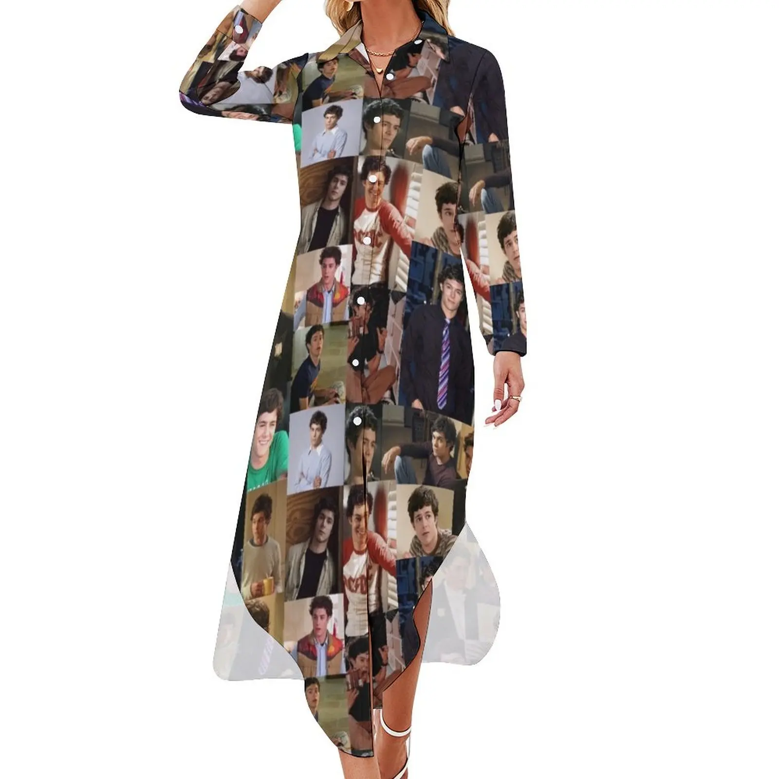 

seth cohen the oc Long Sleeved Shirt Dress summer dress woman 2024 long dress women summer dresses for womens 2024