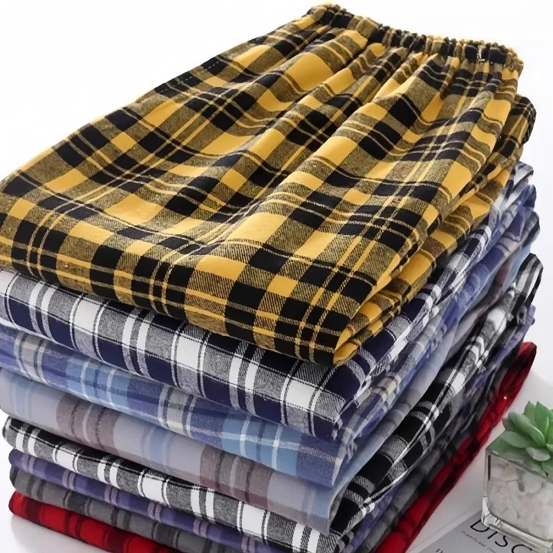 plus Size Fleece Lined Autumn Winter Sleep Pants Loose Wide Leg Thickened Casual Home Wear Simple High Waist Long Pants