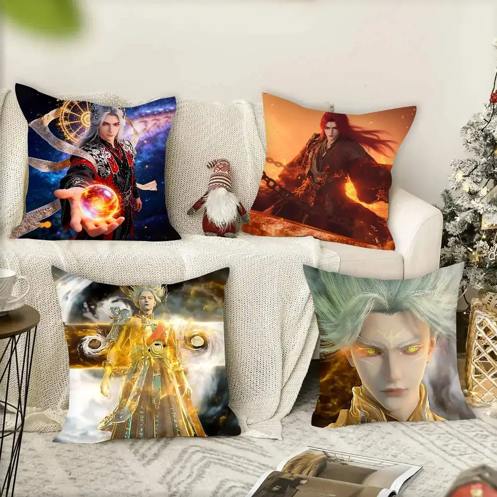 1 STÜCK Wang Lin Anime Renegade Immortal Kissenbezüge Kissenbezüge Wohnzimmer Sofas Wohnkultur Geschenke