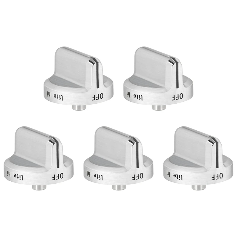 5304502763 Stove Knobs Replacements, Only Compatible With For Frigidaire Gas Range/Oven/Stove Knobs Easy Install (5 Pieces)