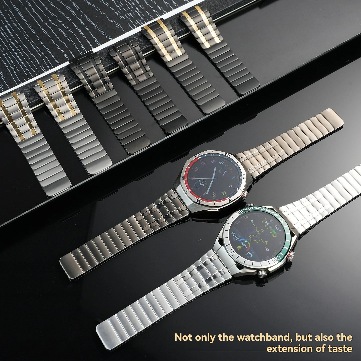 For Amazfit Balance GTR 4 3 Men Magnetic Strap for Huawei GT3 GT4 GT5 Pro 46mm Watch 4/4 Pro Ultimate Stainless Steel Band 22mm