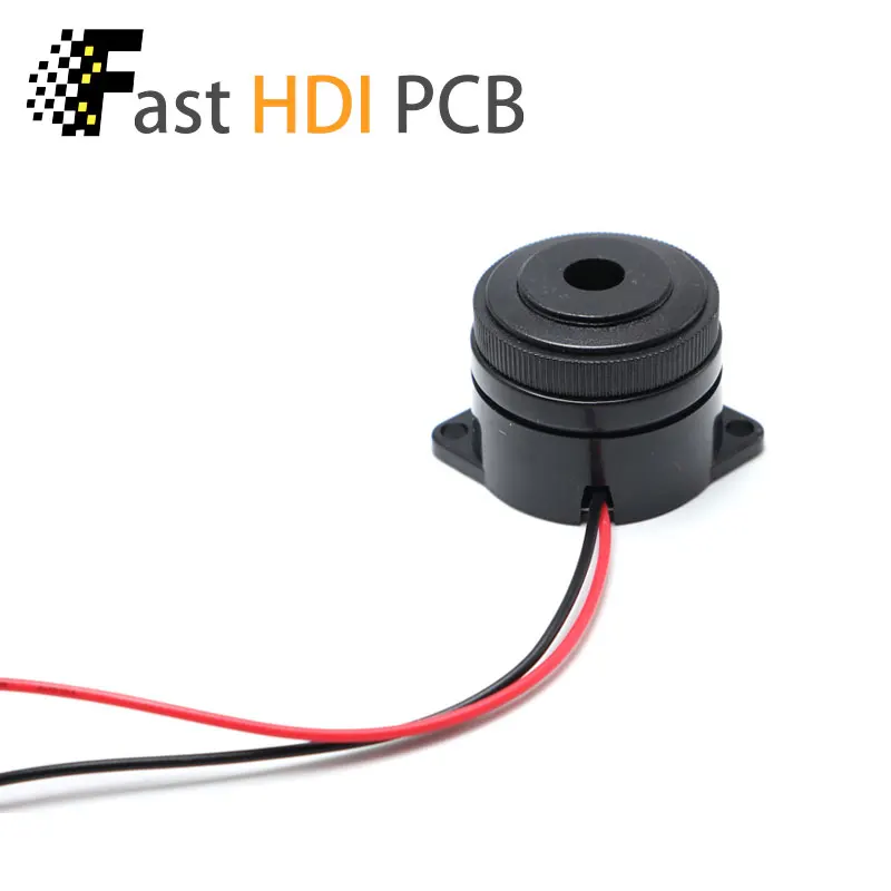 산업용 압전 버저 2910 - 3-24V 직류, 듀얼 모드(연속음/비음출력), 나사식 장착, -40℃~+85℃, 냉각 장비용