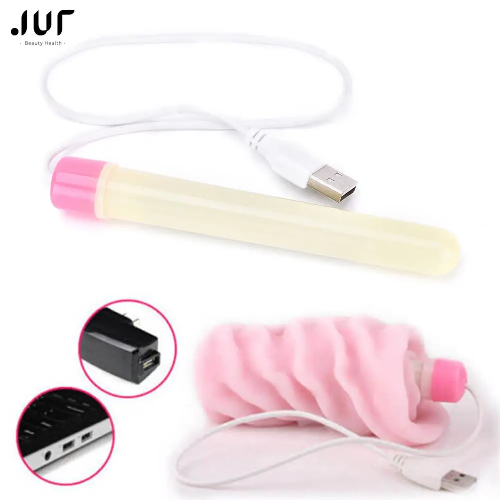 USB Heizung Rod Bar Masturbator Tasse Warme Stick Vagina Wärmer Taschenlampe Erotische Sex Spielzeug für Paare Erwachsene Produkte Sex-Shop