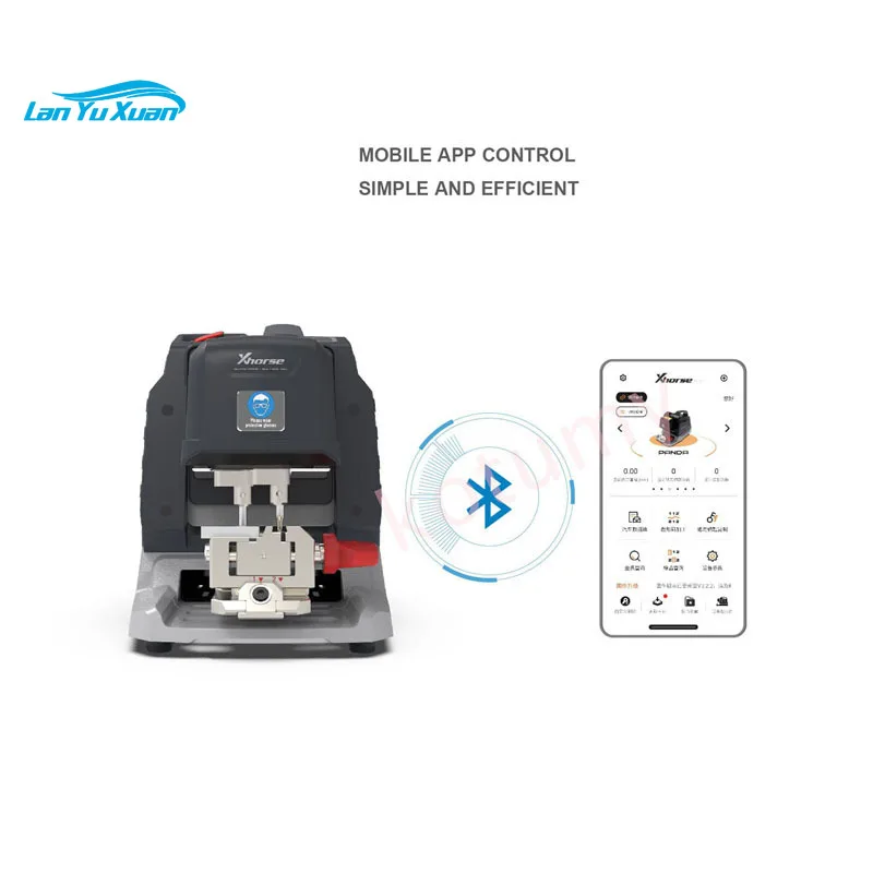 Máquina de corte de llaves CNC inteligente, portátil, XA-006, 12V, multifunción, aplicación, función Bluetooth, funciona en IOS y Android