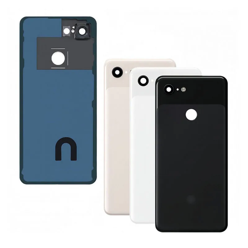 Battery Back Cover for Google Pixel 3 G013A PC Material back cover with Camera Lens Adhesive Repair Replacement Part