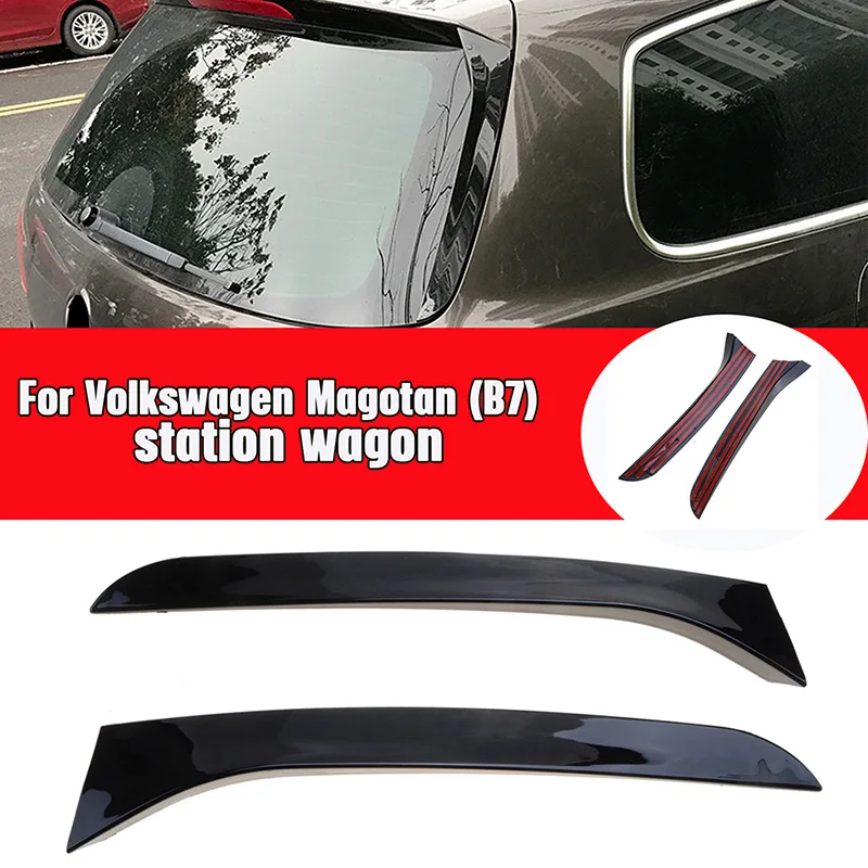 

For VW Volkswagen Passat Magotan B7 Wagon Alltrack 2011-2015 Rear Window Side Spoiler Wing Diffuser Tail Fin Car Decorative