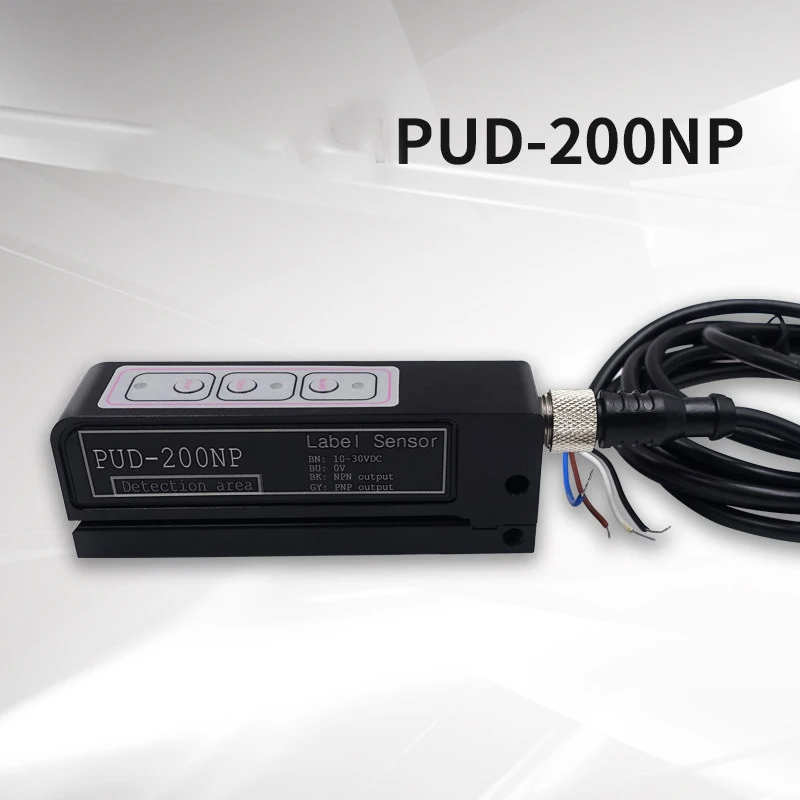 Non-Transparent / Transparent Label Photoelectric Detection Sensor PUD-100N for Adhesive Sticker Label photoelectric switch