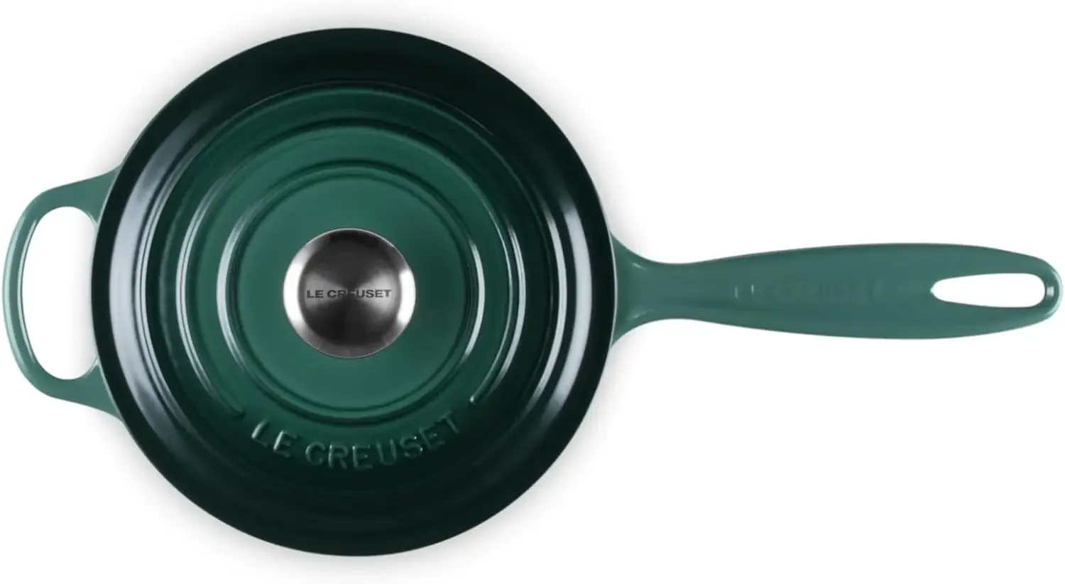 Enameled Cast Iron Signatre Saucepan, 2.25 qt., Artichaut